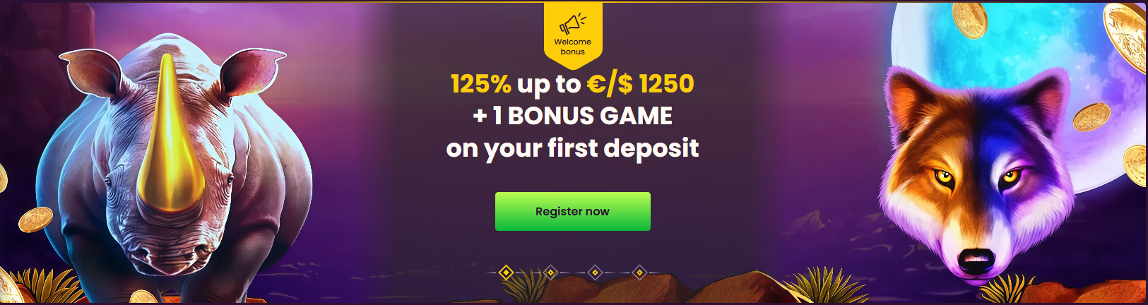 Bizzo Casino dobrodošlični bonus 125% do €/$ 1250 + 1 bonus igra